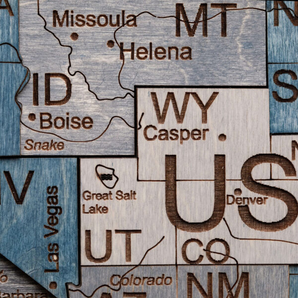 Wooden World Map dark gray (3) full - Image 7
